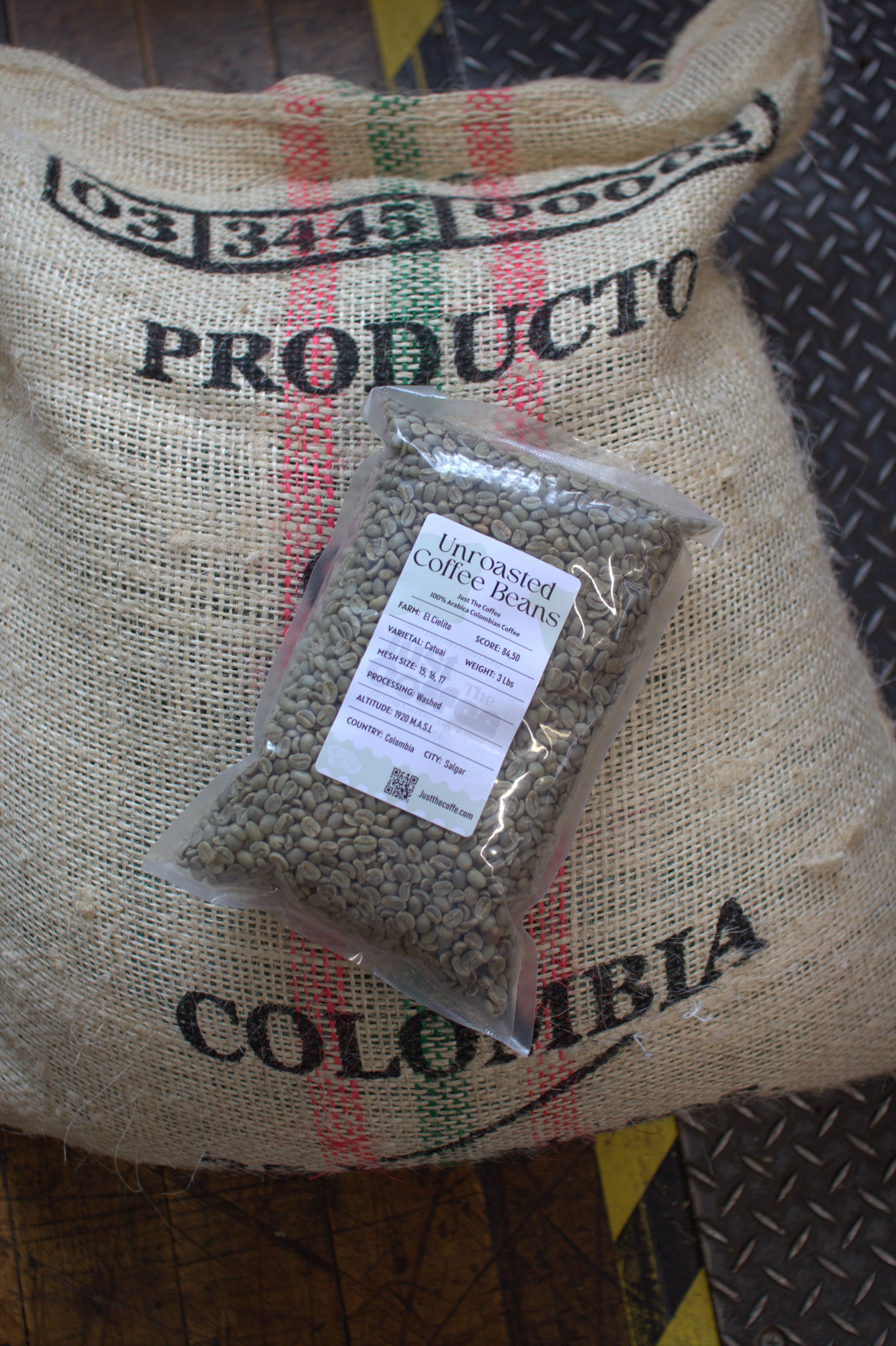 Unroasted Green Coffee - Variety Catuai Farm: El Cielito